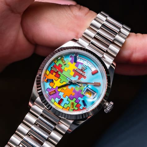 puzzle watch rolex|Rolex puzzle watch for sale.